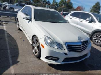  Salvage Mercedes-Benz E-Class