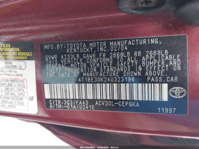 Toyota Camry Xle Image 6