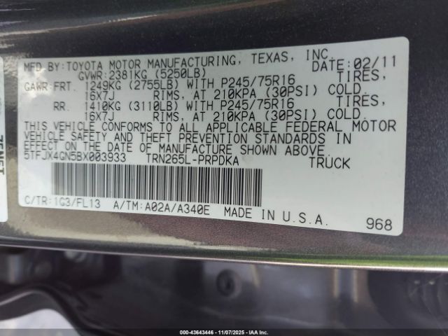 Toyota Tacoma Prerunner Image 5