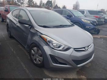  Salvage Hyundai ELANTRA