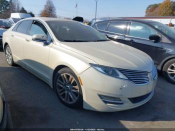  Salvage Lincoln MKZ