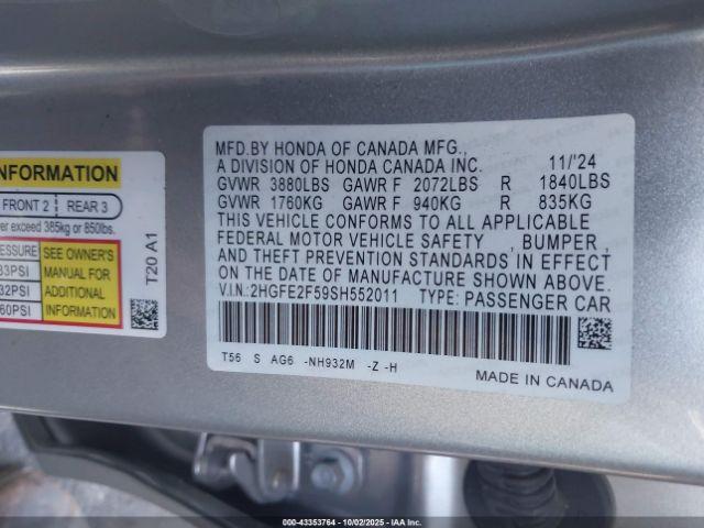 Honda Civic Sport Image 12