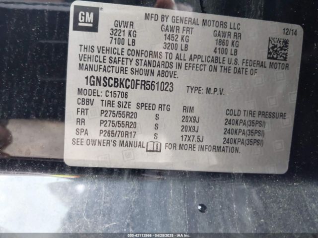 Chevrolet Tahoe Lt Image 8