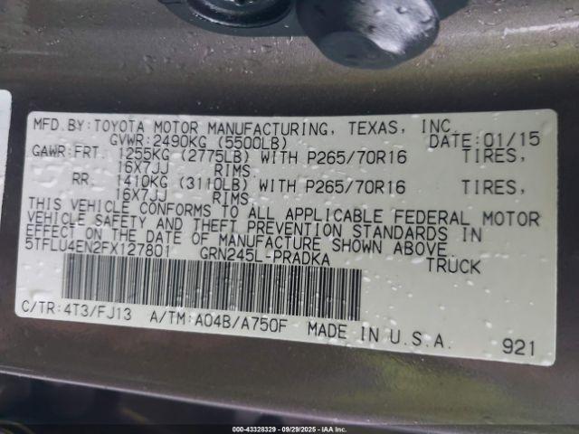 Toyota Tacoma Base V6 Image 11