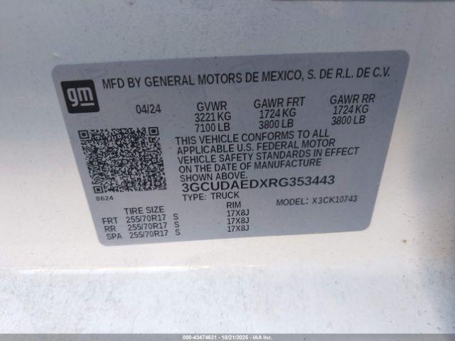 Chevrolet Silverado 1500 4wd  Standard Bed Wt Image 10