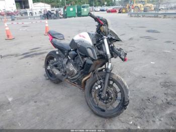  Salvage Yamaha Mt07