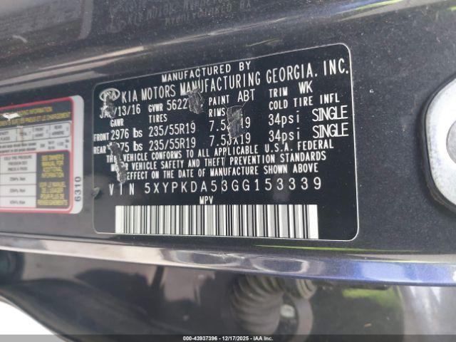 Kia Sorento 3.3l Sxl Image 5