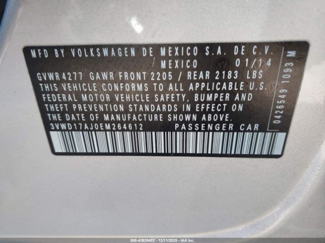 Volkswagen Jetta 1.8t Se Image 8