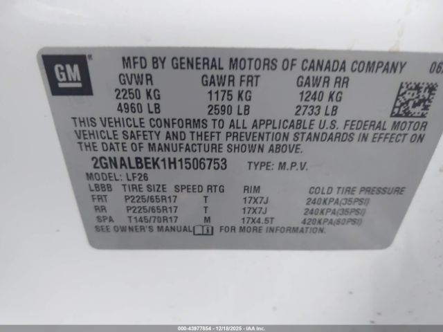 Chevrolet Equinox Ls Image 17