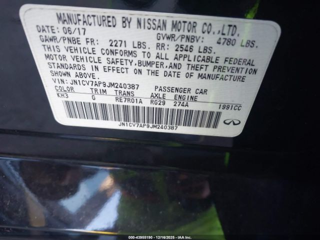 INFINITI Q50 2.0t Pure Image 7