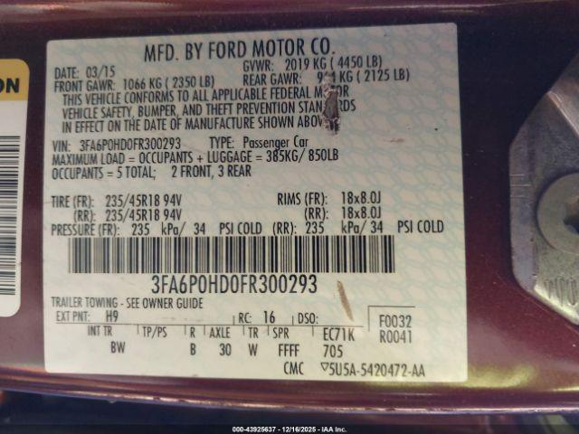 Ford Fusion Se Image 6