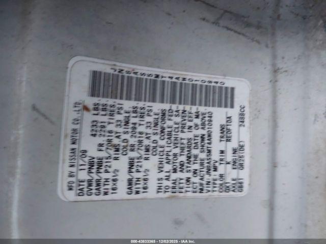 Nissan Rogue S Image 7