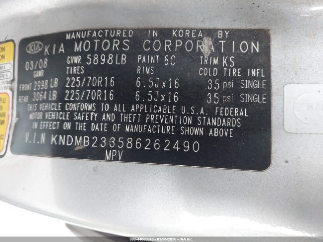 Kia Sedona Lx Image 7