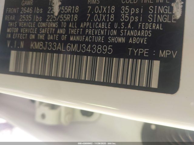 Hyundai TUCSON Limited Image 8