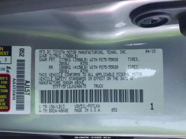 Toyota Tundra Limited 5.7l V8 Image 9