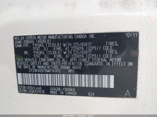 Toyota RAV4 Limited V6 Image 11