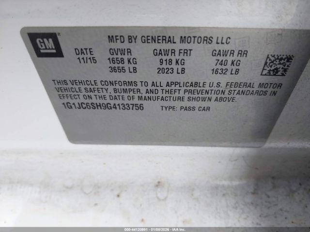 Chevrolet Sonic Lt Auto Image 9