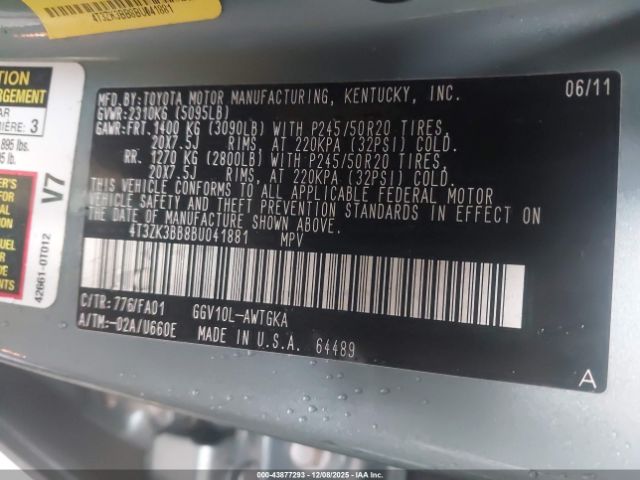 Toyota Venza Base V6 Image 13