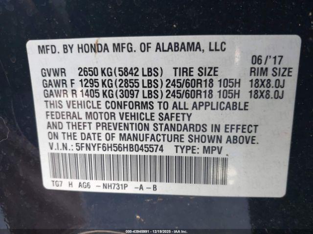 Honda Pilot Ex-l Image 16