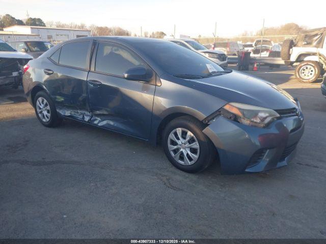  Salvage Toyota Corolla