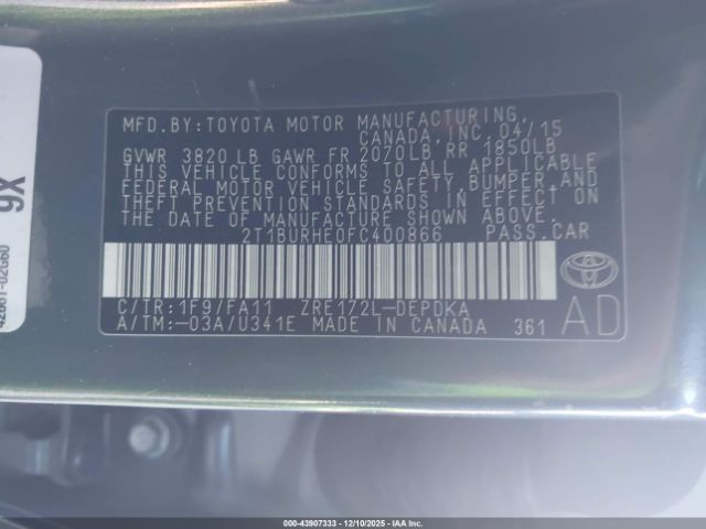 Toyota Corolla L Image 7