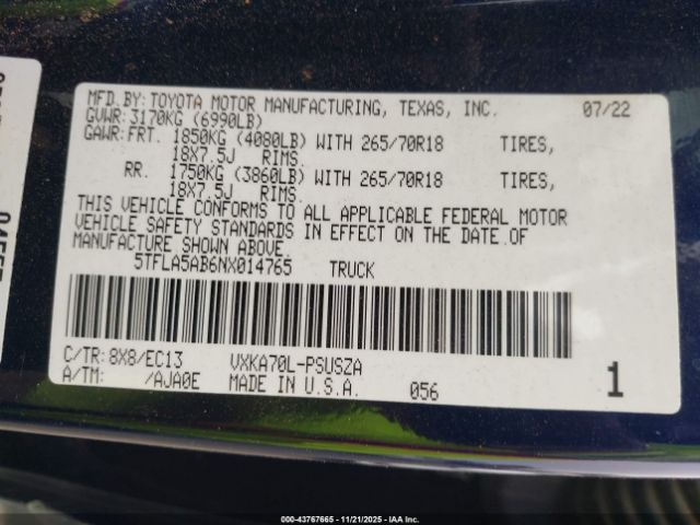 Toyota Tundra Sr5 Image 10