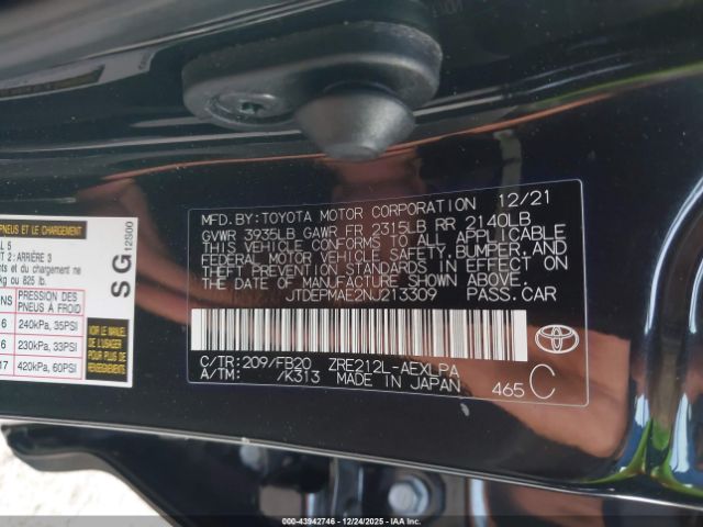 Toyota Corolla Le Image 6